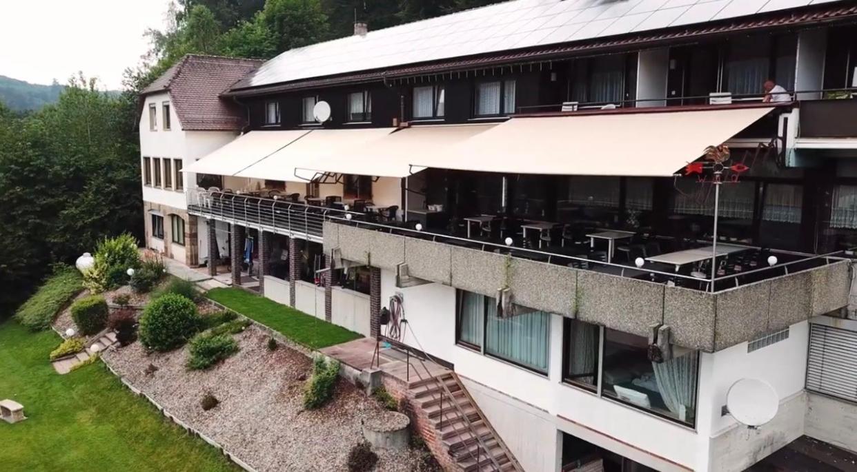 Hotel Cafe Waldeck Wuestenrot Exterior foto